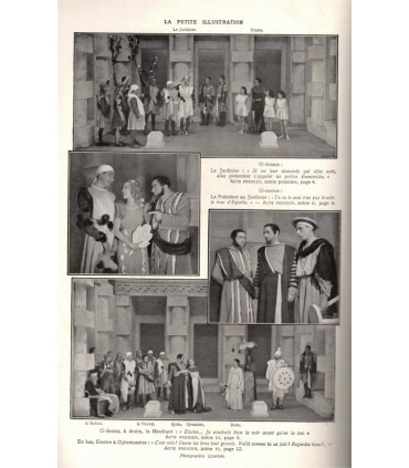 Electre, Jean Giraudoux, acteurs Louis Jouvet, Gabrielle Dorziat, Romain Bouquet  - La Petite Illustration Théâtre N°417 1937