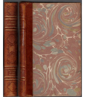 Autour d'une tiare, Emile Gebhart -, pape Grégoire VII, Italie XIe siècle, Gallia, dos cuir,