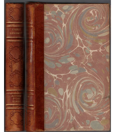 Autour d'une tiare, Emile Gebhart -, pape Grégoire VII, Italie XIe siècle, Gallia, dos cuir,