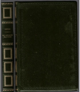 Les affinités électives, Goethe  -  roman d'amour, éditions Rencontre, littérature allemande,
