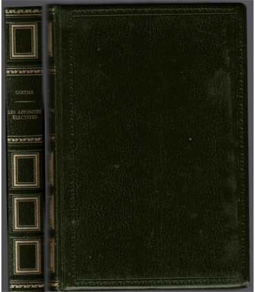 Les affinités électives, Goethe  -  roman d'amour, éditions Rencontre, littérature allemande,