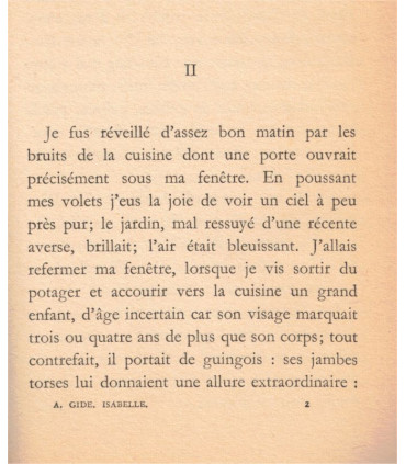 Isabelle, André Gide, 1966 - roman d'amour