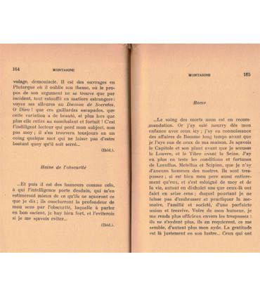 Les pages immortelles de Montaigne choisies et expliquées par André Gide, 1939 - littérature XVIe siècle,