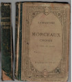 Morceaux choisis à l'usage des classes, Alphonse de Lamartine, 1908 - manuels de français, littérature XIXe s.