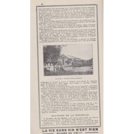 Guides Thiolier, Vendée, Poitou, Charentes , 1932 - région Pays de la Loire