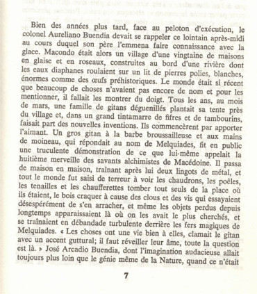 Cent ans de solitude, Gabriel Garcia Marquez, 1968 - Amérique latine,