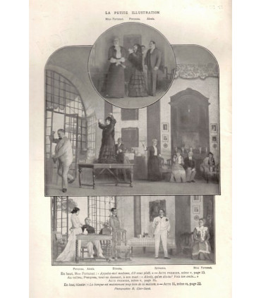Une jeune fille espagnole, Maurice Rostand, acteurs Raquel Meller, Roger Gaillard - La Petite Illustration Théâtre n°296 1932