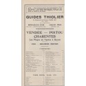 Guides Thiolier, Vendée, Poitou, Charentes , 1932 - région Pays de la Loire