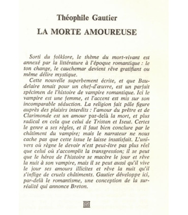 Histoires de morts-vivants, anthologie du fantastique, J. Goimard 1978 - Tolstoï, Edgar Allan Poe, Théophile Gautier
