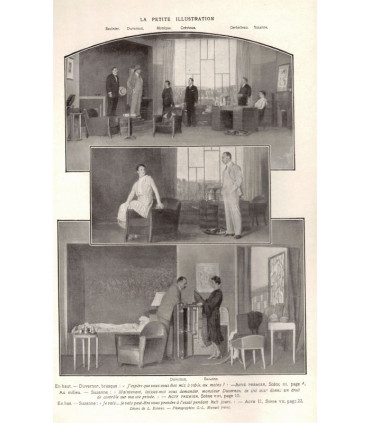 Suzanne, Steve Passeur, acteurs Louis Jouvet, Michel Simon, Valentine Tessier  - La Petite Illustration Théâtre n°227 1929
