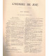 L'homme de joie, Paul Geraldy, acteurs Marguerite Moreno, Jules Berry - La Petite Illustration Théâtre n°228 1929