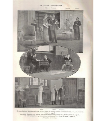 Une femme ravie, Louis Verneuil, acteurs Elvire Popesco, Jean Perier   - La Petite Illustration Théâtre n°310 1932