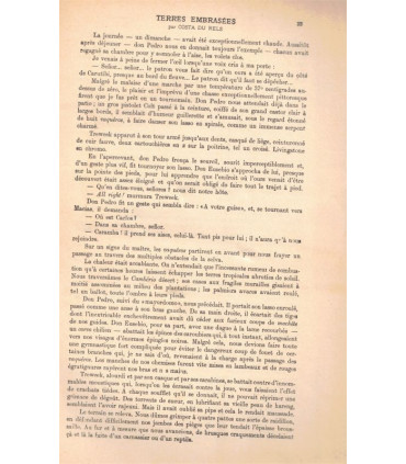 Terres embrasées, T2, Costa du Rels - bolivien, Amérique du Sud, roman populaire, La Petite Illustration Roman N°234 1931