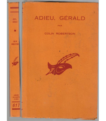 Adieu Gérald, Colin Robertson, 1958 -, Le Masque, roman policier,