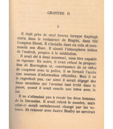 Adieu Gérald, Colin Robertson, 1958 -, Le Masque, roman policier,