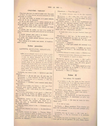 Vive le Roi, T2, Louis Verneuil, acteurs Elvire Popesco, Louis Seigner - La Petite Illustration Théâtre n°385 1936