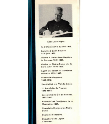 J'étais aumônier à Fresnes, Abbé Jean Popot, 1962 - prêtre, aumônier carcéral, catholicisme social, prisons 1950