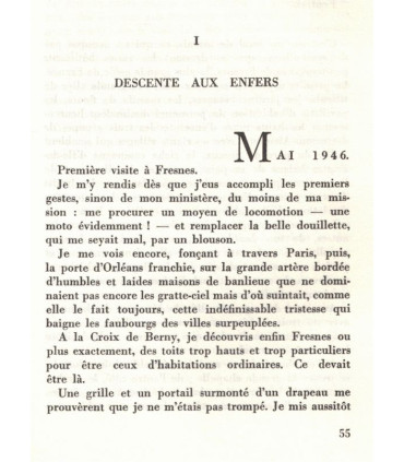 J'étais aumônier à Fresnes, Abbé Jean Popot, 1962 - prêtre, aumônier carcéral, catholicisme social, prisons 1950