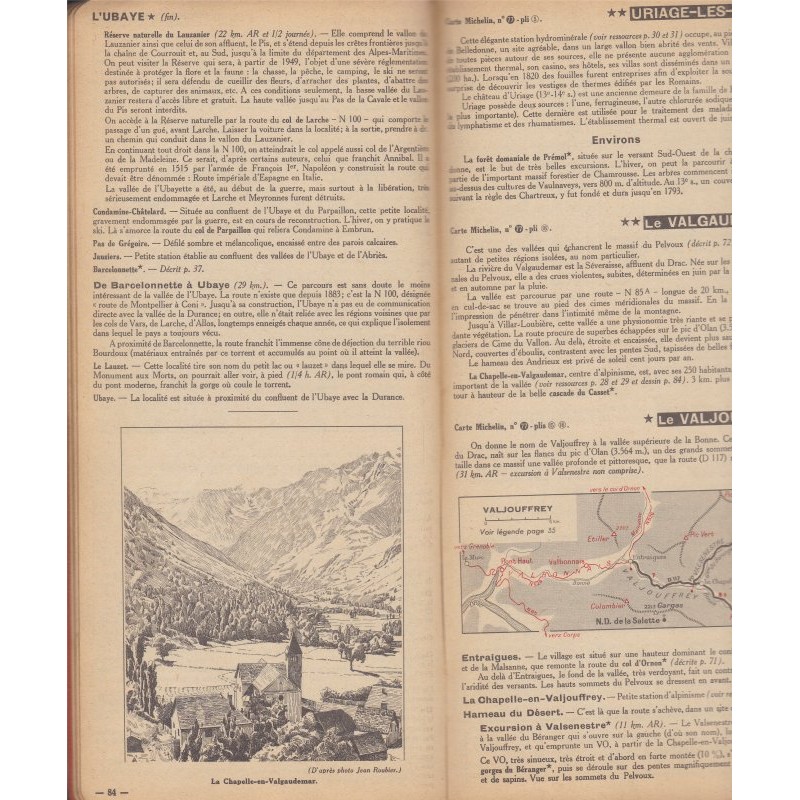 Guide du pneu Michelin, Dauphiné 1948