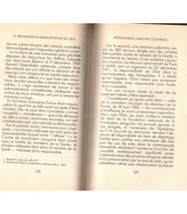 Les grandes énigmes de notre temps, La transmission administrative du Sida, 1992, Michel Massenet