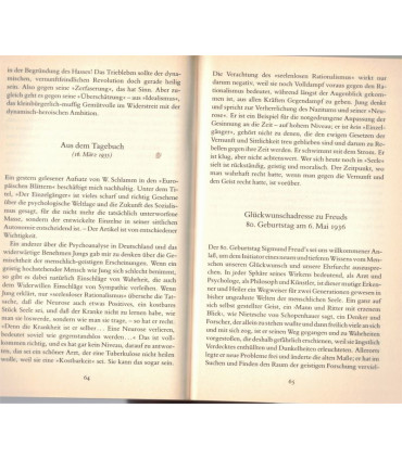 Freud und die psychoanalyse, Thomas Mann, 1991 - Sigmund Freund, , écrivains allemands,