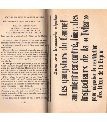 L'affaire des bijoux de la Bégum Aga Khan, Jeanne Georges-Valantin, 1955 - faits-divers