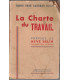 La charte du travail, texte officiel de la loi du 4 octobre 1941, René Guerdan - Occupation, législation régime Vichy