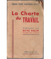 La charte du travail, texte officiel de la loi du 4 octobre 1941, René Guerdan - Occupation, législation régime Vichy