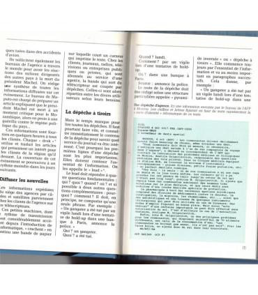 L'agence de presse, Aline Mauny, 1988 - centre de formation des journalistes