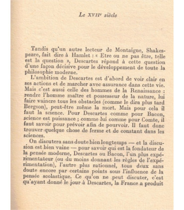 Tableau de la philosophie française, Jean Wahl, 1962 - philosophes français