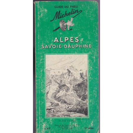 Guide du pneu Michelin, Alpes Savoie Dauphiné 1965