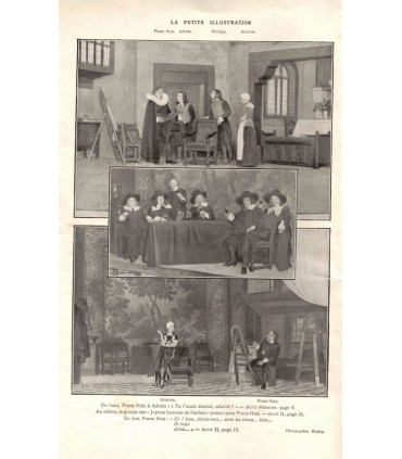 Frans Hals ou l'admiration, Sacha Guitry, acteurs Yvonne Printemps, Pierre Fresnay - La Petite Illustration Théâtre n°281 1931