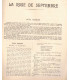 La rose de septembre, Jacques Deval, acteurs Lucien Rozenberg, Madeleine Soria  - La Petite Illustration Théâtre n°164 1926