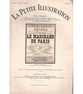 Le marchand de Paris, Edmond Fleg, acteurs Maurice de Féraudy, Marie Bell  - La Petite Illustration Théâtre n°164 1926