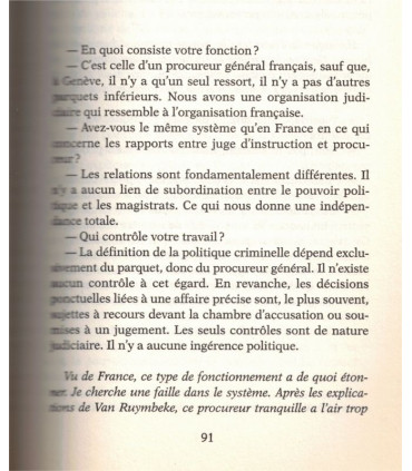 La justice ou le chaos, Denis Robert 1996 - juges, criminalité financière,