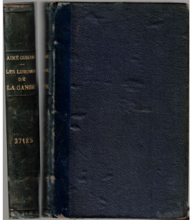Reliure dos Cuir - Les Lurons de la Ganse, Aimé Giron, 1883 - Révolution 1789, romans XIXe s