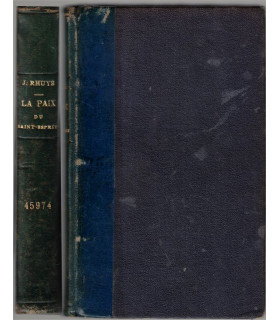 Reliure dos Cuir - La Paix du Saint-Esprit, Jean Rhuys 1922  -
