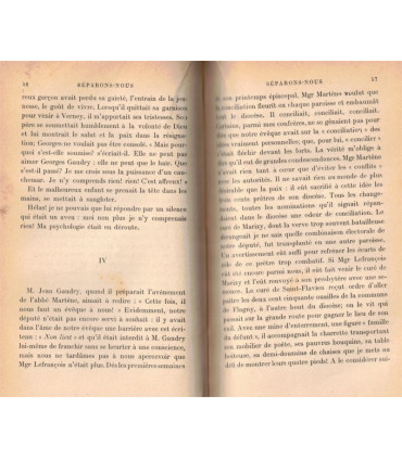Reliure dos Cuir - Séparons-nous, journal de l'Abbé Blondot, 1905, Jules Pravieux,  - séparation de l'Eglise et Etat