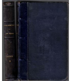 Reliure dos Cuir - Un héros, John Boynton Priestley, 1934 - Angleterre, pouvoir de la presse, faux héros,