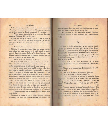 Reliure dos Cuir - Un héros, John Boynton Priestley, 1934 - Angleterre, pouvoir de la presse, faux héros,
