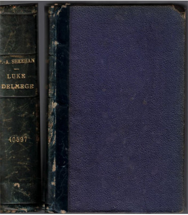 Reliure dos Cuir - Luke Delmege, âmes celtiques et âmes saxonnes, Patrick Augustine Sheehan, 1902 - Irlande