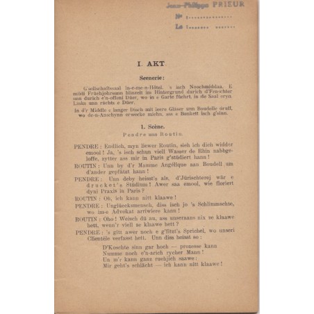 Cherchez la femme, Viel Krach fur nix, Camille Jost