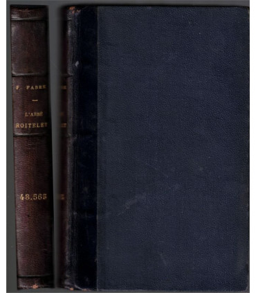 Reliure dos Cuir - L'abbé Roitelet, Ferdinand Fabre, 1890 -