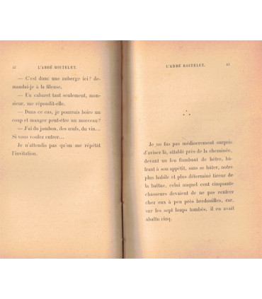 Reliure dos Cuir - L'abbé Roitelet, Ferdinand Fabre, 1890 -