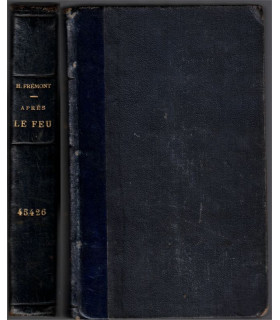 Reliure dos Cuir - Après le feu, Henri Frémont, 1929  - guerre 1914-1918