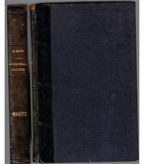 Reliure dos Cuir - La Nouvelle Arcadie, Maurice Bedel, 1934 - communisme, collectiviste, société utopique,