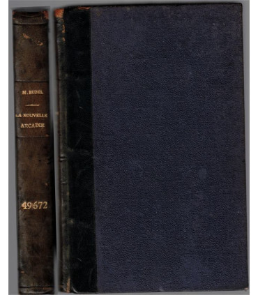 Reliure dos Cuir - La Nouvelle Arcadie, Maurice Bedel, 1934 - communisme, collectiviste, société utopique,