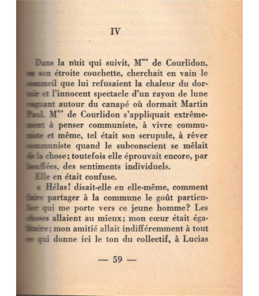 Reliure dos Cuir - La Nouvelle Arcadie, Maurice Bedel, 1934 - communisme, collectiviste, société utopique,