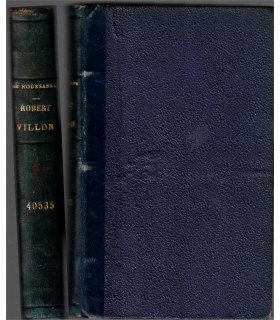 Reliure dos Cuir - Robert Villon, Henri de Noussanne, 1895 - Nouvelles,