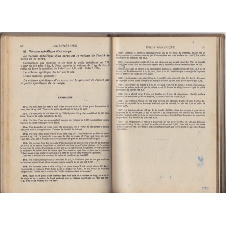 Arithmétique et dessin géométrique 1949, classe sixième, Lebossé et Hémery